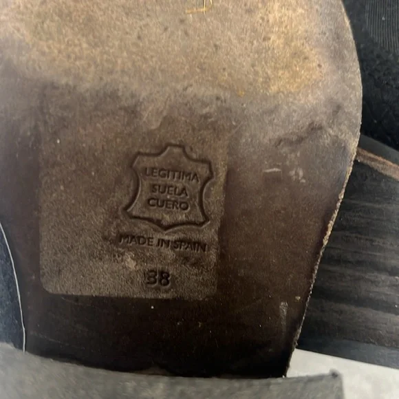 Free People Benson chelsea boot black western ankle heeled snake leather - Picture 10 of 12